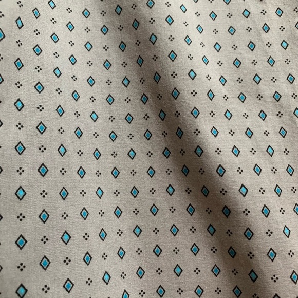 Men's Wrangler Wrancher Pearl Snap Size L Grey With Blue Diamonds - Picture 10 of 15